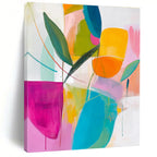 Colorful Abstract Shapes Vibrant Abstract Painting GAB0338