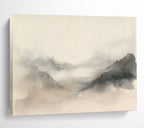 Ink - Washed Mountain Mist Abstract Painting ABS140