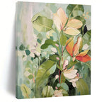 Tropical Floral Bunch Abstract Painting for Coastal Home Verandas HENG083