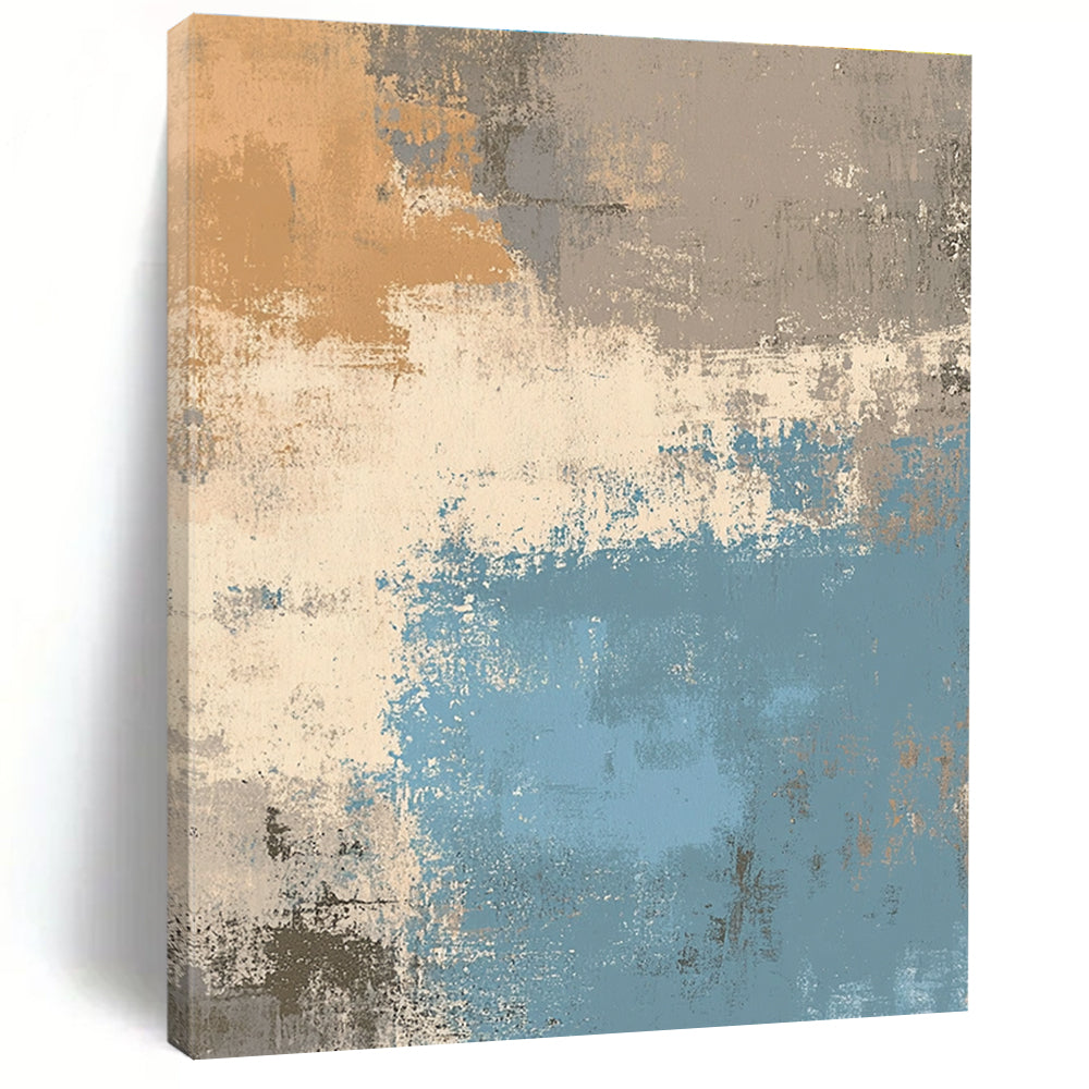 Earthy Tones Abstract Painting with Rustic Calm WINK334