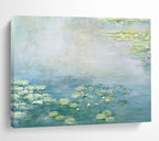 Water Lily Abstract Painting for Tranquil Spa Retreats YHT391