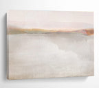 Soft Lake Abstract Painting for Tranquil Bedrooms YHT120