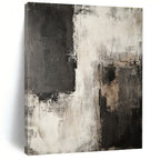 Black - White - Gray Abstract Painting with Timeless Elegance WINK426