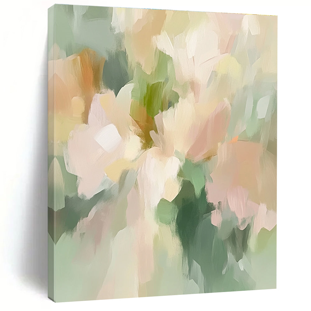 Soft Abstract Florals Painting with Subtle Grace WINK414