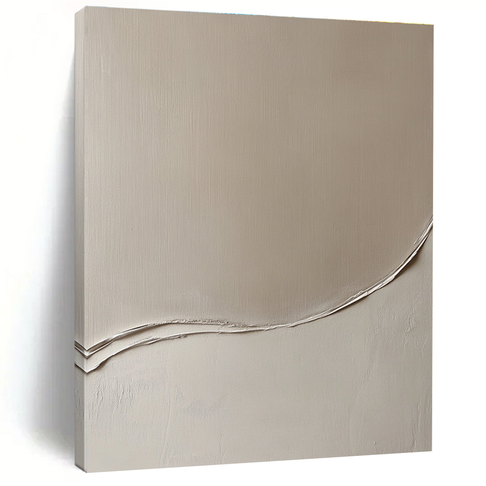 Minimalist Curved Line Abstract Painting for Contemporary Art Galleries GAB1275