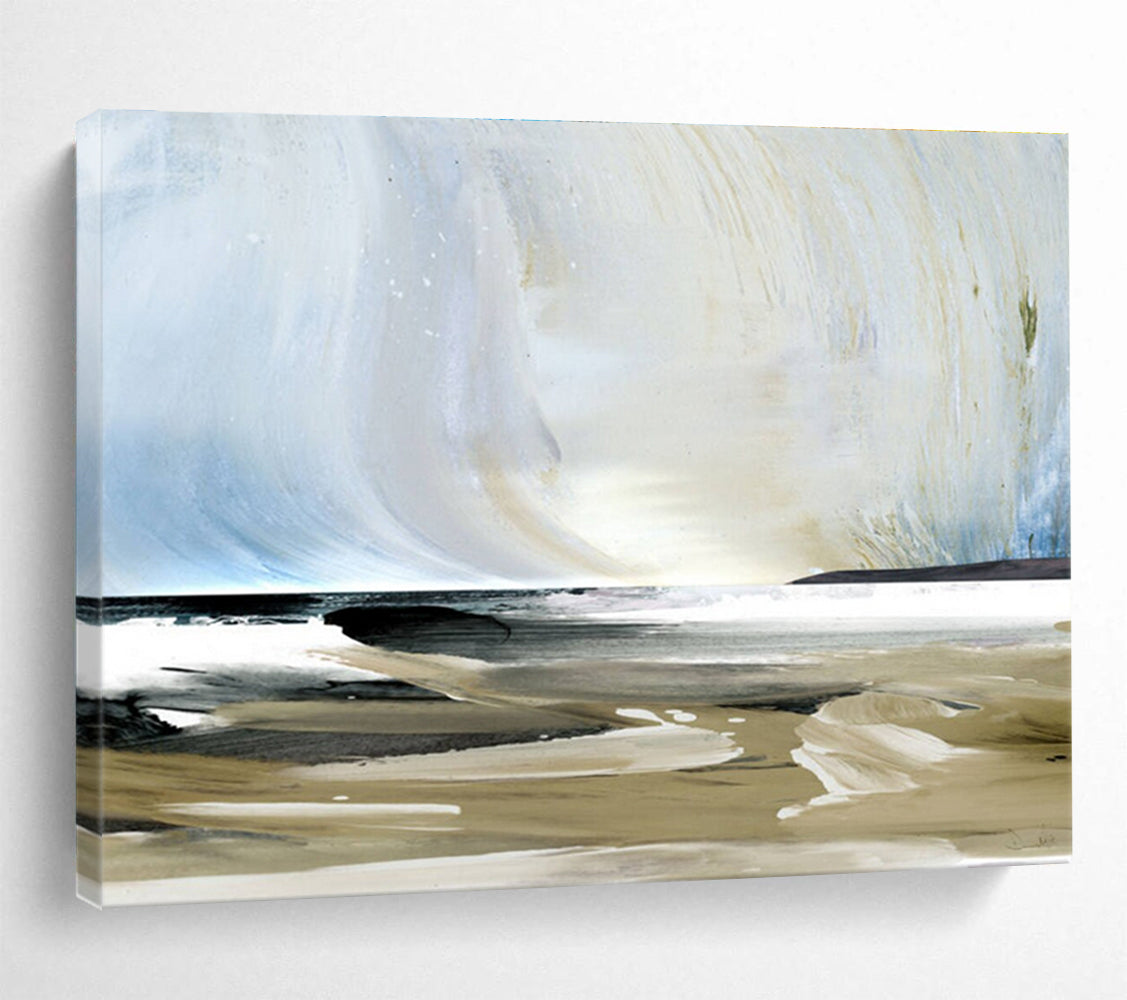 Coastal Abstract Painting for Beachfront Retreats YHT116