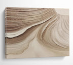 Beige Textured Abstract Painting for Luxury Home Dining Rooms YHT398
