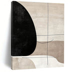 Minimalist Abstract Forms Painting with Quiet Sophistication WINK418