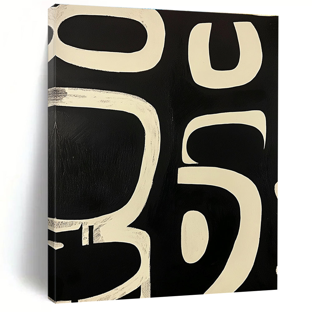 Abstract Symbolic Painting with Primitive Shapes WINK823