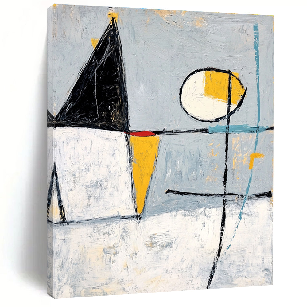 Geometric Shapes Abstract Painting for Modern - Styled Lofts GAB1087