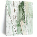 Green Tree Abstract Painting for Nature - Inspired Bedrooms GAB0752