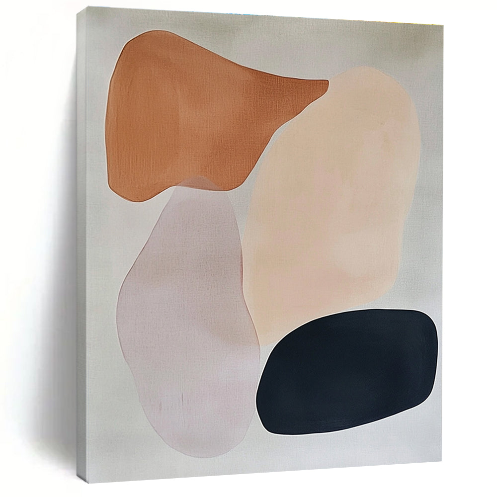Pastel - Shaped Abstract Painting with Soft Forms WINK851
