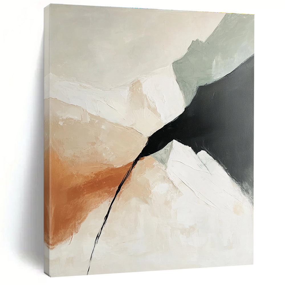 Abstract Mountain Scene Painting for Adventure - Themed Home Decor GAB1228