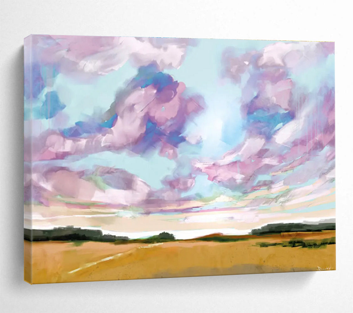 Dreamy Sky Abstract Painting for Bohemian Homes YHT149