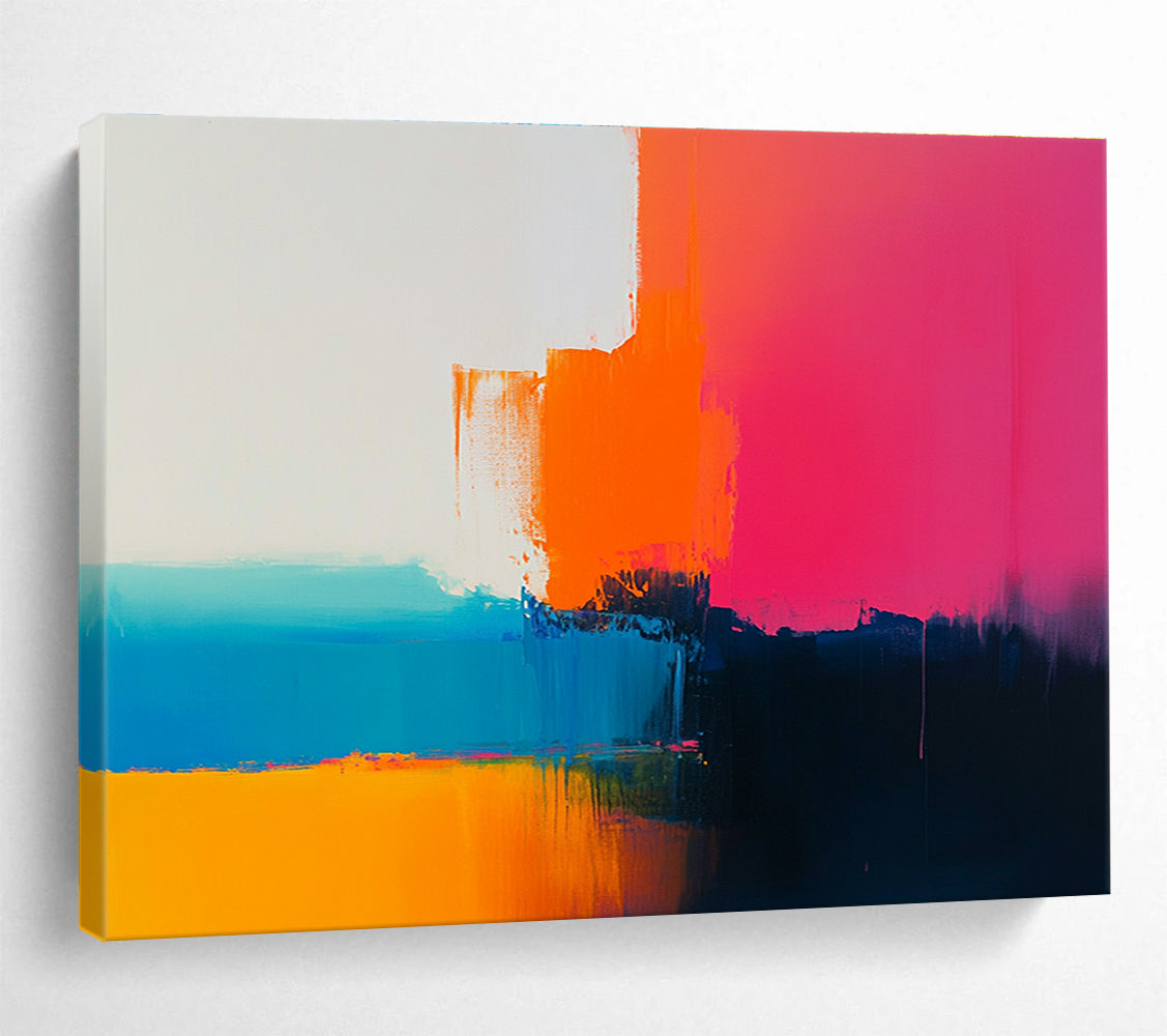 Vibrant Color - Block Abstract  Bold Contemporary Impact ABS079