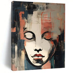 Abstract Face Composition Painting for Contemporary Art Galleries HENG124