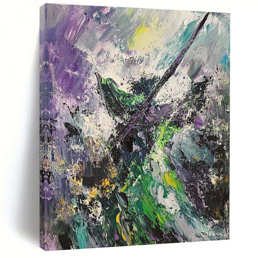 Vibrant Abstract Chaos Painting for Modern Art Gallery Installations GAB1297