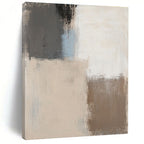 Neutral Toned Abstract Painting with Subtle Depth WINK702