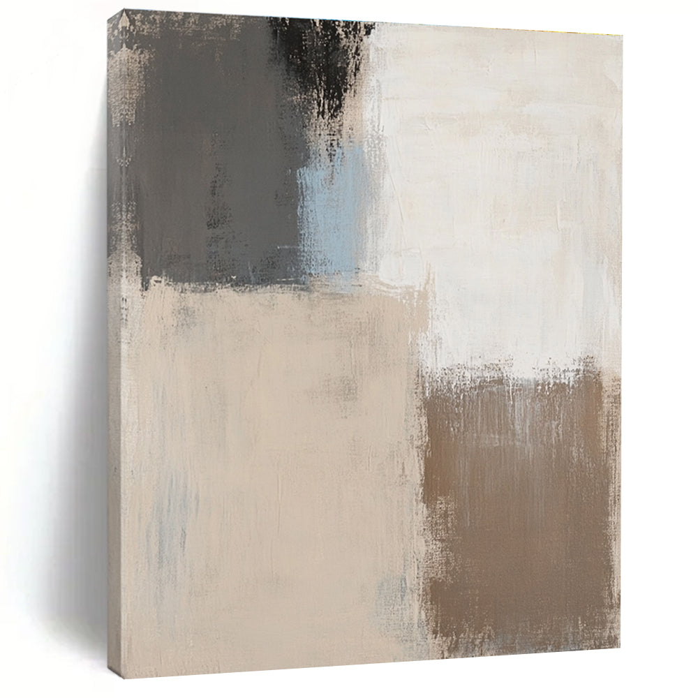 Neutral Toned Abstract Painting with Subtle Depth WINK702