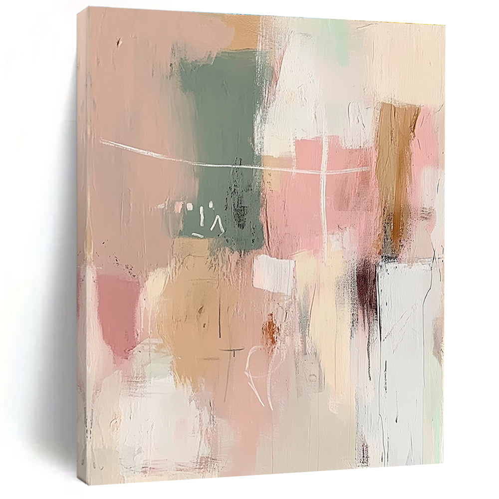 Muted Tones Abstract Painting for Minimalist Living Rooms GAB1231