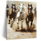 Galloping Horses Painting of Dynamic Power GAB0147