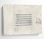 Simple Black Lines Abstract Painting for Modern Office Break Rooms YHT264