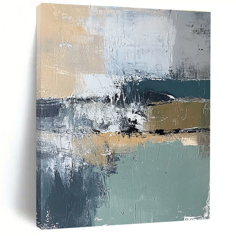 Neutral Tone Abstract Painting for Minimalist - Themed Offices GAB1045