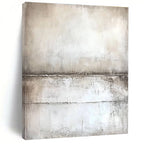 Gray Textured Abstract - Minimalist Landscape Art GAB0560