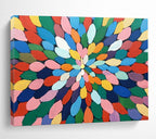 Colorful Flower Petals  Cheerful Blossom ABS117