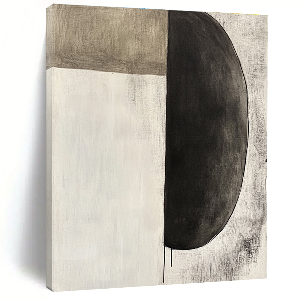 Minimalist Abstract Shapes Painting for Scandinavian - Styled Studies GAB1133