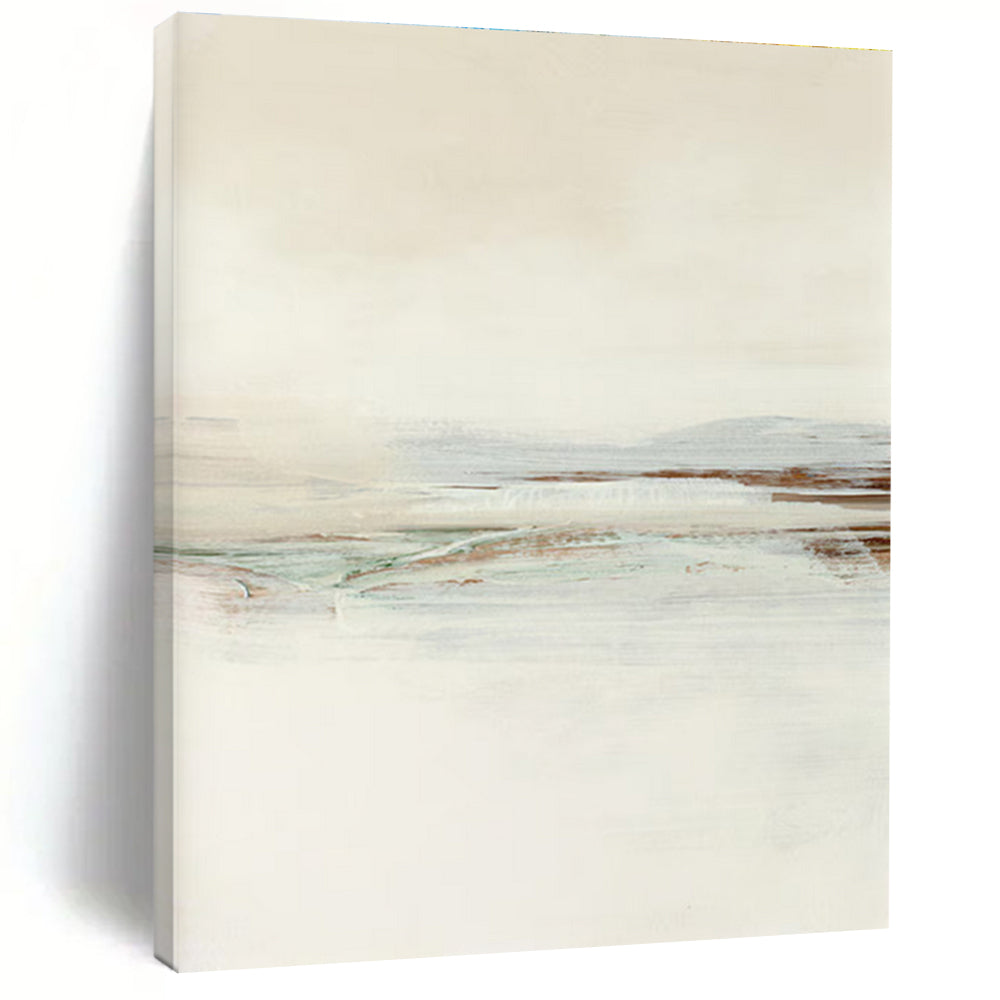 Calming Soft - Toned Abstract Landscape for Neutral Interiors HENG224