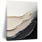Textured Neutral Waves Minimalist Abstract Painting for Sophisticated Spaces GAB1532