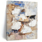 Earth Toned Abstract Painting with Organic Warmth WINK763