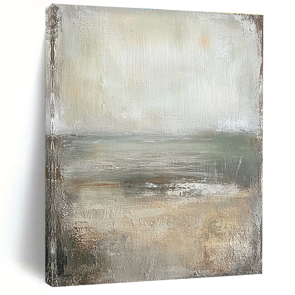 Sea and Sky Abstract Painting for Beach House Bedrooms GAB0759