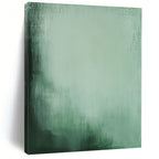 Green Gradient Calming Abstract Painting for Spa - like Spaces GAB1506