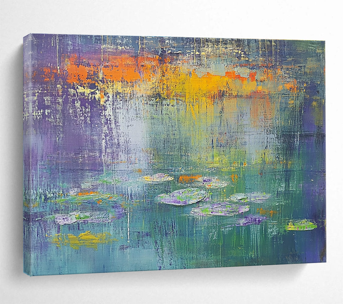 Abstract Water Lilies - Reimagining a Classic ABS025