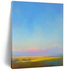 Colorful Field Abstract Painting for Bohemian - Style Living Rooms GAB1305