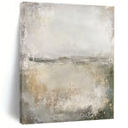 Misty Landscape Abstract - Ethereal Minimalist Abstract Painting GAB0655