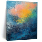 Colorful Blended Abstract Painting with Dreamy Hues WINK683