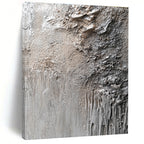 Textured Concrete - Like Surface Abstract Painting with Raw Authenticity WINK251