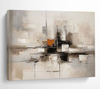 Modern Abstract Cityscape Painting for Contemporary Office Spaces YHT322
