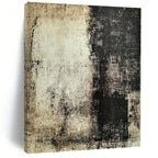 Sepia Textured Surface Abstract Painting with Vintage Appeal WINK113
