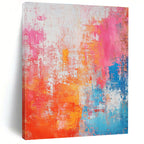 Colorful Textured Abstract Painting with Vivid Energy WINK691