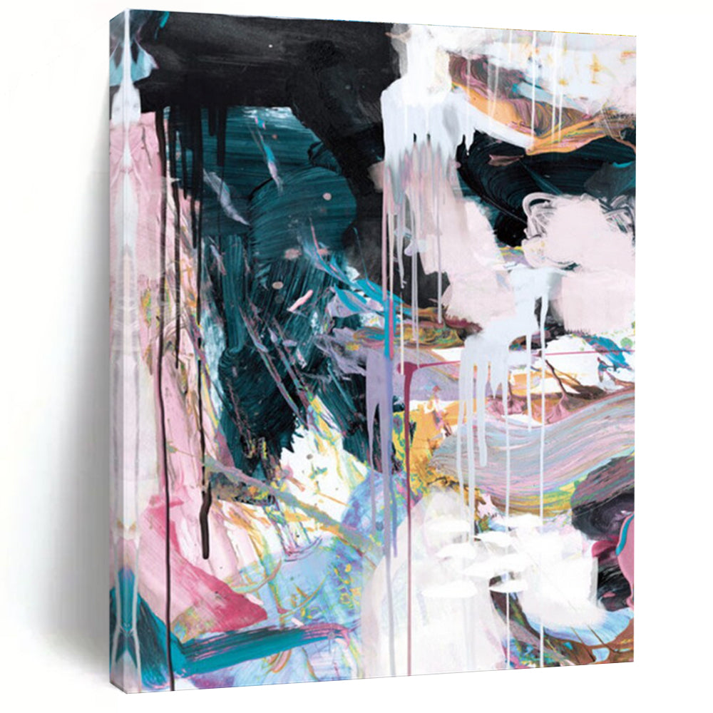 Colorful Dripping Abstract Painting for Creative Art Studios HENG191