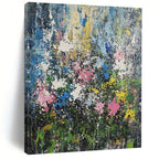 Floral Explosion Abstract Painting with Lush Abundance WINK198