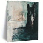 Cool Toned Abstract Painting with Calming Aura WINK579