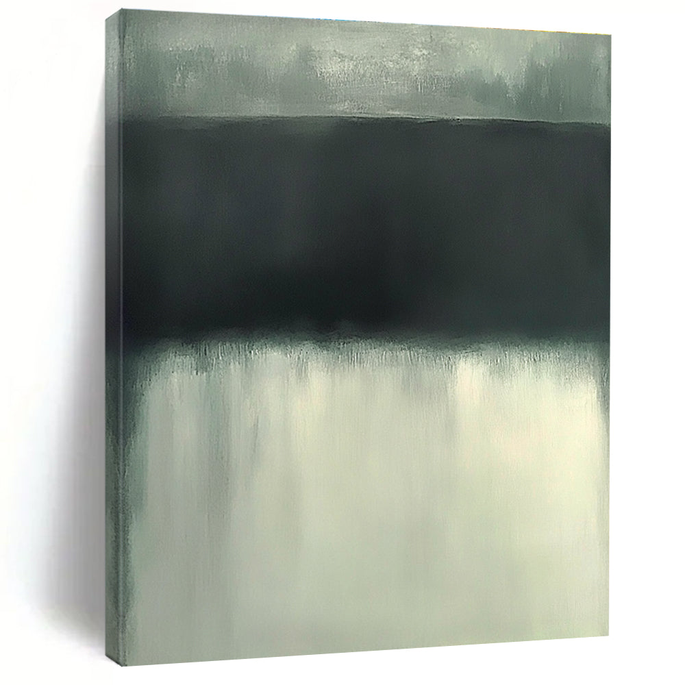 Minimalist Gray Abstract Painting for Zen - Inspired Meditation Spaces GAB1205
