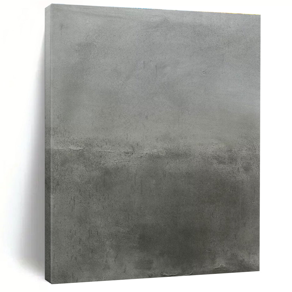 Gray Textured Abstract Painting for Industrial - Style Interiors HENG520