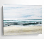 Calm Sea Abstract Painting for Coastal Bedrooms YHT128