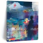 Collage - Style Abstract Painting for Art - Centric Cafes GAB1054